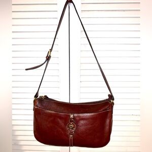 Retro Etienne Aigner leather purse burgundy